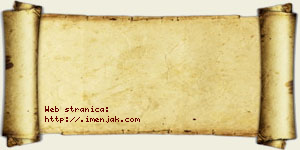 Milena Peranović vizit kartica